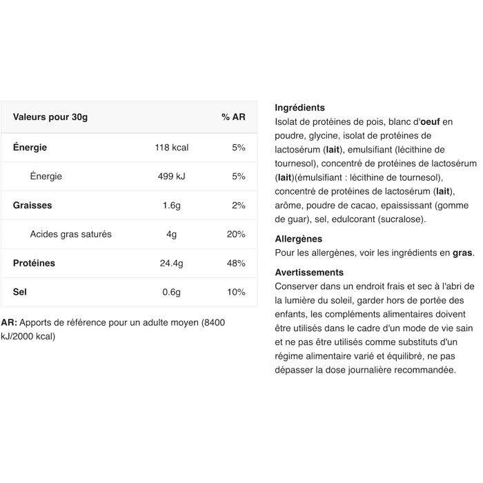 Protéine multi-sources Eric Favre - Iso Fusion - Chocotella 750g