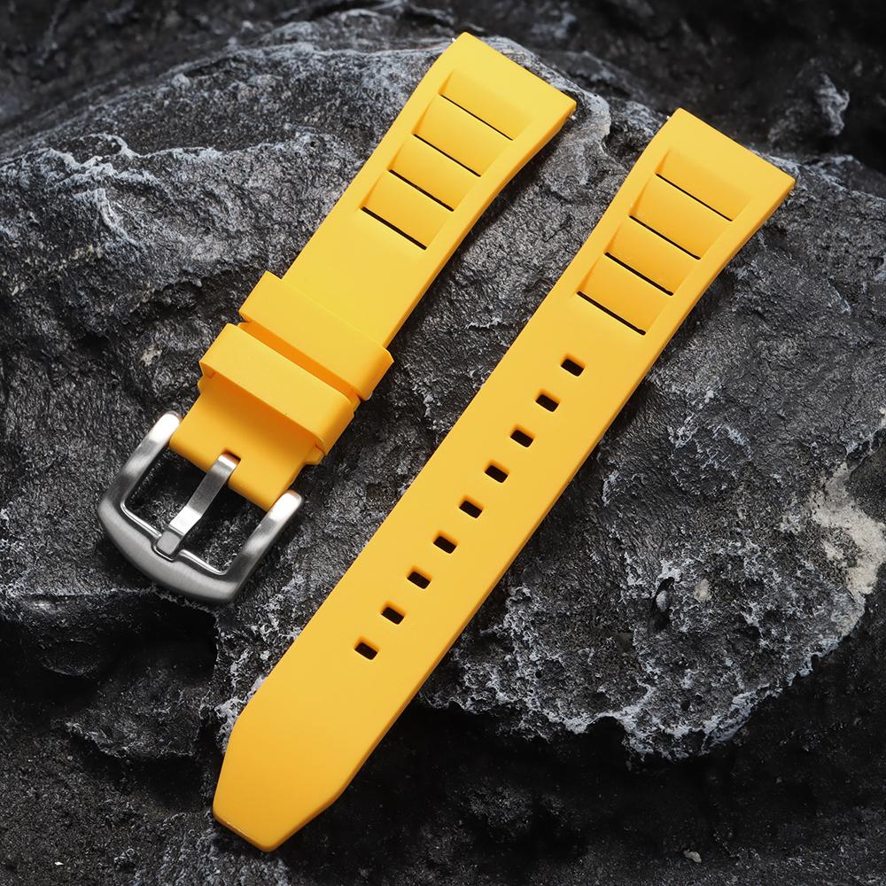 Silicone Watch Strap 20mm 22mm Soft Waterproof Rubber Watchband for Huawei Watch for Samsung Galaxy Belt Quick Release Bracelets