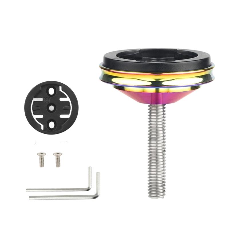 High Strength Bicycles Computer Holder Stem Top Cap Replacement Stopwatch Bracket Fixing Base Cycling Accessories