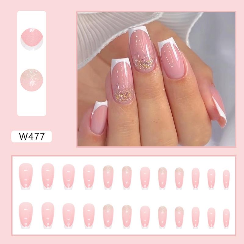 Fashion Manicure Film European And American Style Natural Sobriety Lake Blue Flash Ripple Manicure Wear Nail