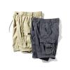 Summer Men Cargo Multi Pocket Shorts Men Casual Solid Elastic Waist Beach Short Spring Men Jogger Pants Shorts Male Dropshipping