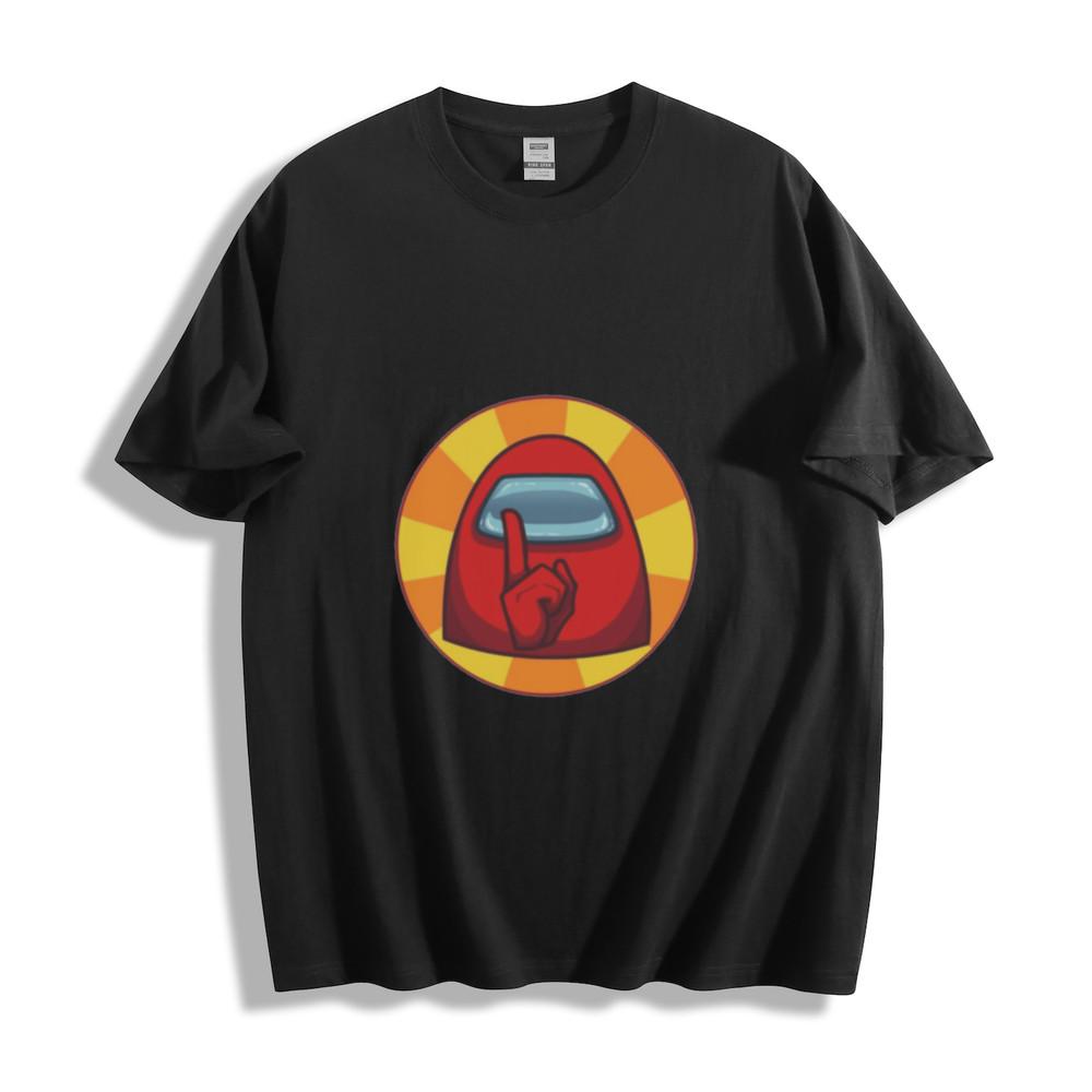 Among Us Red Character Gesture Graphic T-Shirt