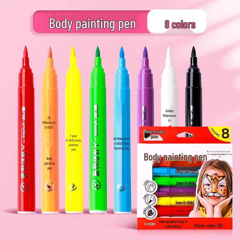 Children's Water-Soluble Face Paint Pigments for Body, Opera, and Clown Stage Makeup