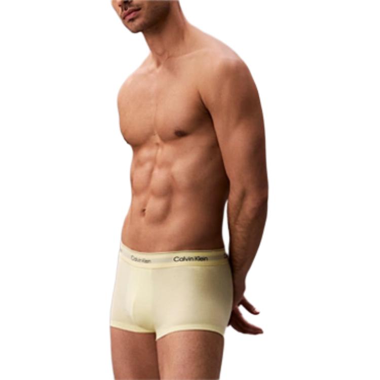 Calvin Klein Boxer a vita media Biancheria intima comoda Confezione da 5 Biancheria intima da uomo NB4230-VST