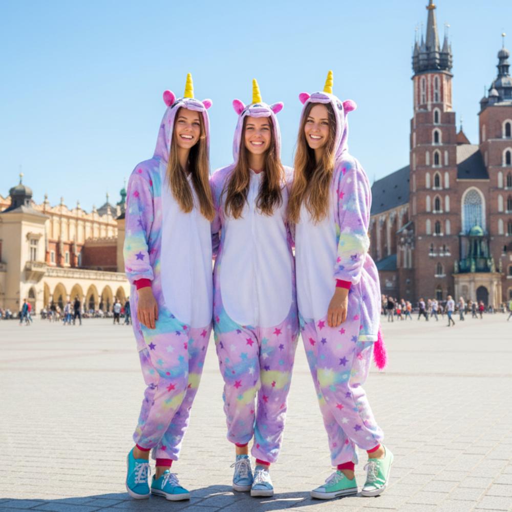 Costume, Onesie, Kigurumi, Warm One-piece Pajamas, Onesie Stars Costume - XL