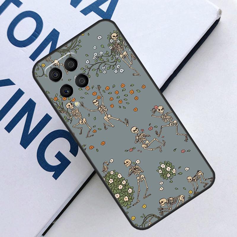 Bones Skeleton For Samsung Galaxy M35 M55 M14 M34 M54 M11 M21 M31 M13 M33 M53 M15 M12 M32 M52 M06 M16 Case