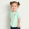 MIKI HOUSE HOT BISCUITS Short Sleeve Ice for Boys and T-Shirt, Green, 90cm, Girls, 70-5210-683