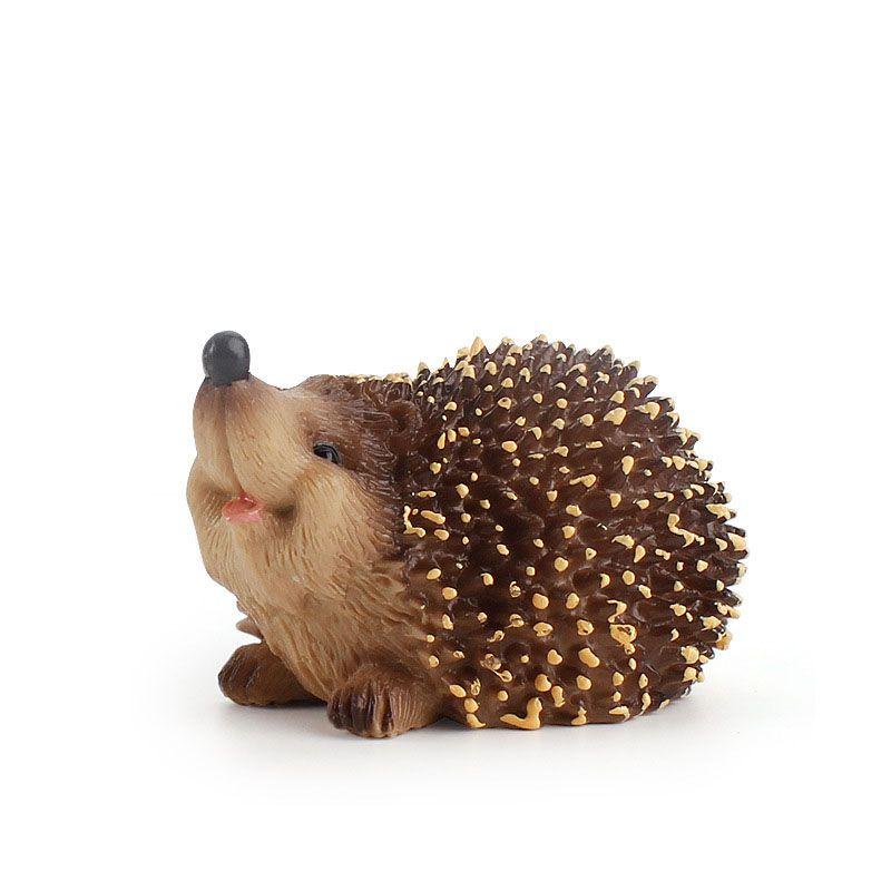 Vivid And Realistic Wild Hedgehog Model Perfect For Desktop Decoration And Play