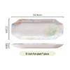 ZISIZ 12-inch White Ceramic Chinese Style Fish Plate