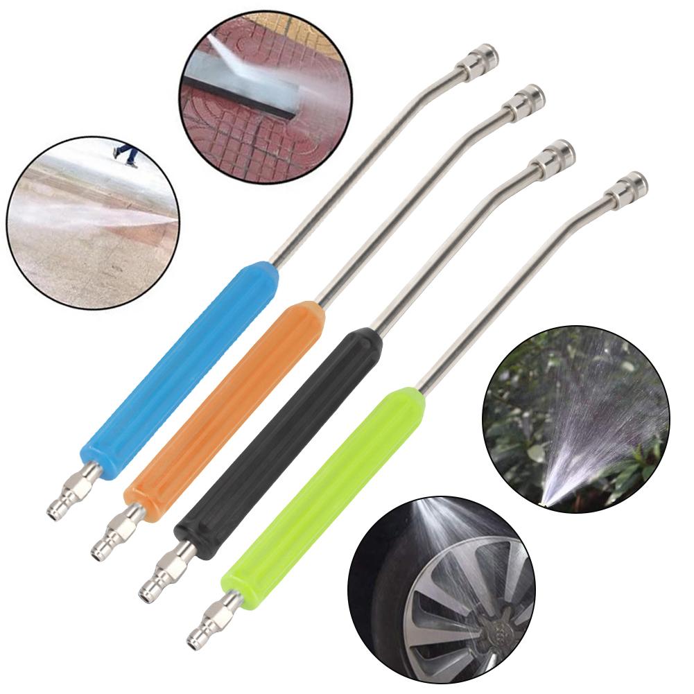 40-55CM Rod Jet Car Cleaning High Pressure Water Extension FOR 1/4-inch Quick Connection High-Pressure Extension Rod Elbow