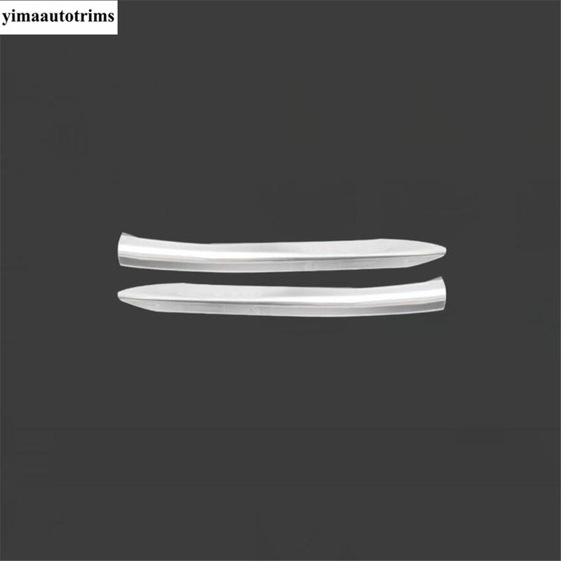 Front Rear Bumper Corner Strip Anti-rub Protection Cover Trim For Toyota Venza / Harrier  - 2024 Stainless Steel Accessories
