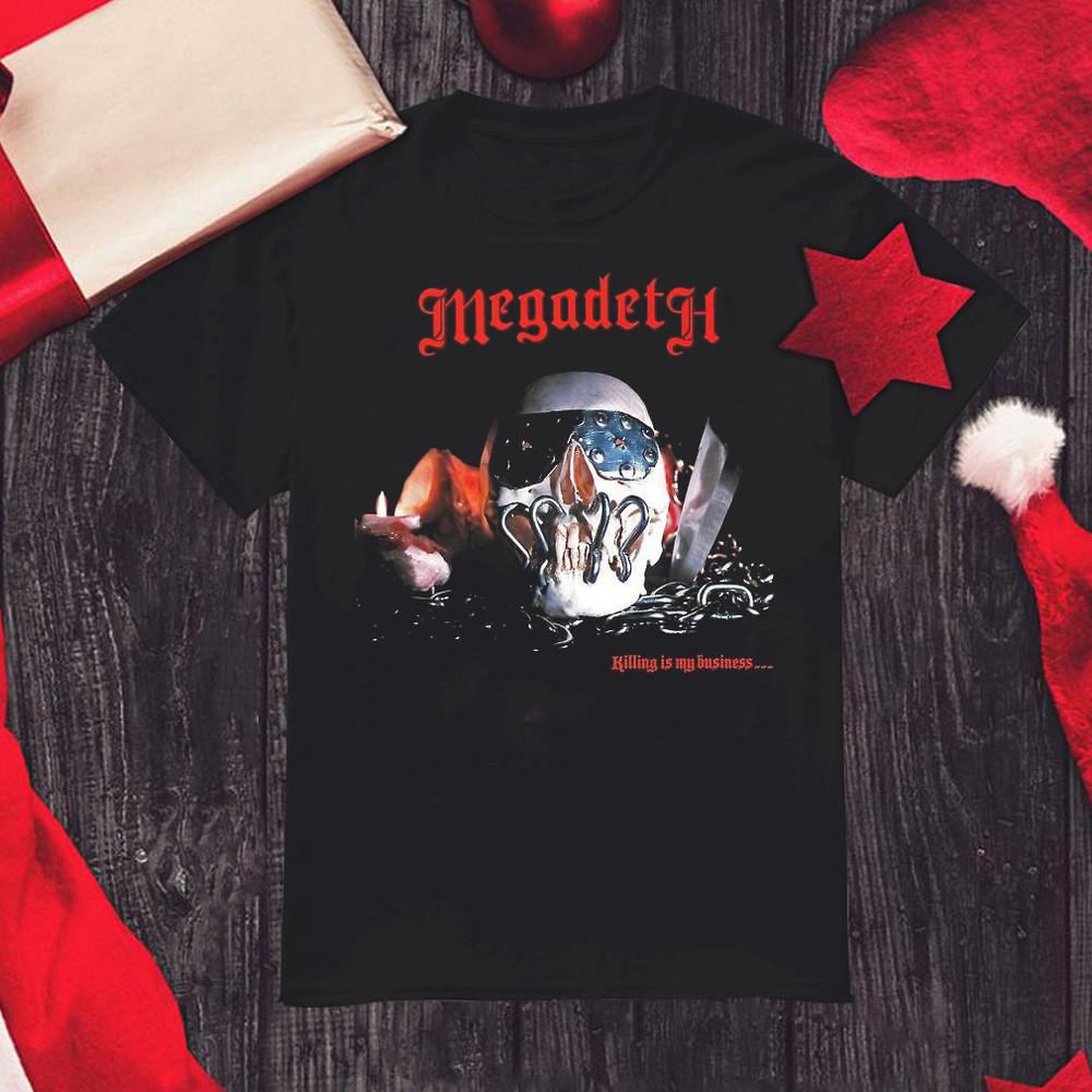 

Megadeth Killing Is My Business Black Unisex ALl size shirt 7D773 Unisex T-Shirt XXXXL
