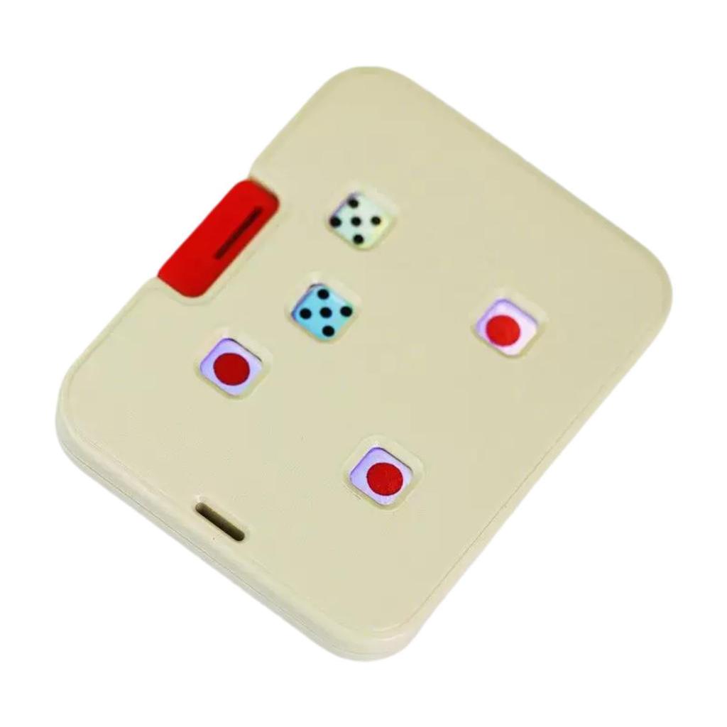 Mechanical Gear Dice – 3D Fidget Toy for Desk Stress Relief, White Tabletop Relaxation Gadget & Creative Gift for Adults