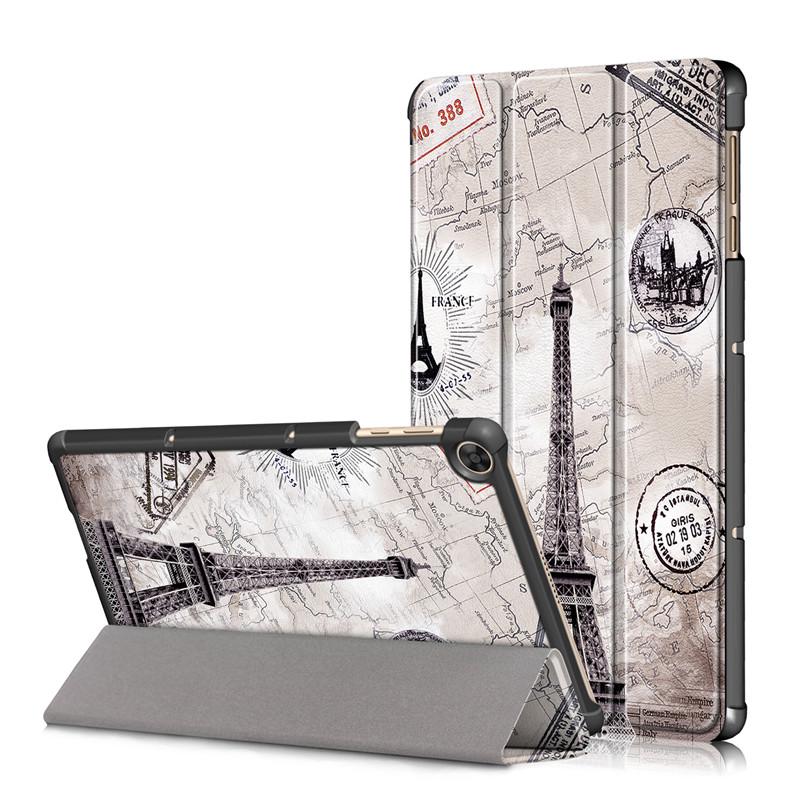 Tri-fold Anti-Drop Leather Case for Huawei MatePad T10s/Honor Tablet 6 (10.1")