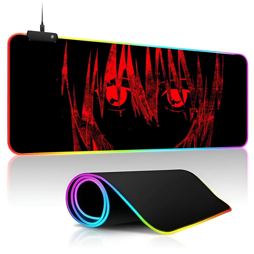 Elfen Lied Mouse Pad game RPG 40x90cm Mouse Mat Gaming Mousepads LED Keyboard Mats Luminous Desk Pads Mouse Pad For PC