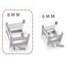 10/20PCS Stainless Steel Empty Claw Setting Multi Shape for Fancy Rhinestones Base Claw Sewing Accessories Crystal Stones Holder