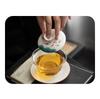 Chinese Hand-Painted Gaiwan Tea Set with Borosilicate Glass and Mutton Fat Jade White Porcelain
