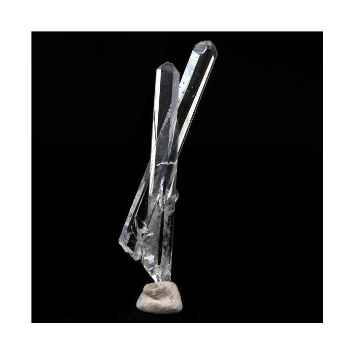 Pierres et Minéraux. Quartz. 16.40 ct. La Gardette Mine, Bourg d'Oisans, Isère, France.