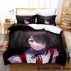 New Needy Girl Overdose Bedding Set Cartoon Anime Three-Piece Set Adult Kid Bedroom Duvetcover Sets 3D Kawaii Girls Conjunto De