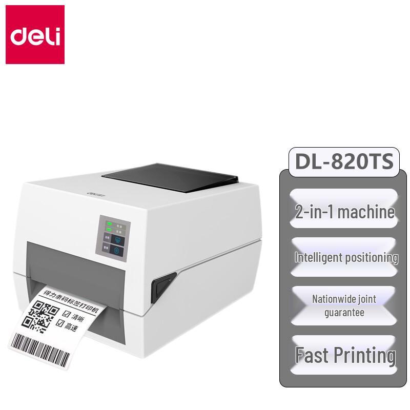 Deli DL-820T Thermal Transfer Label Printer