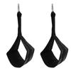 2Pcs Fitness Hanging AB Straps Hang Bar Strap for Pull Up Bar Core Strength Training with 2 Hooks