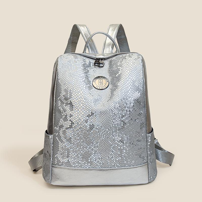 Zaino PU da donna Borsa da viaggio a grande capacità Zaino da pendolare