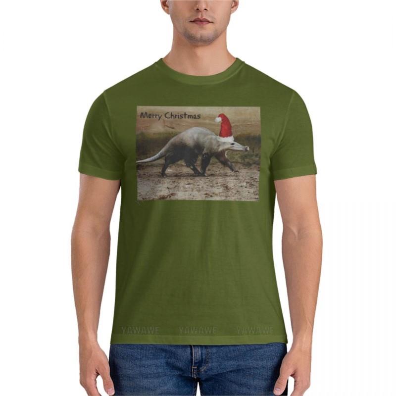 A Merry Christmas Aardvark Fitted Tshirt Custom T Shirts Sweat Shirts Unisex Sweat Shirt Black Tshirt Unisex Summer Tops