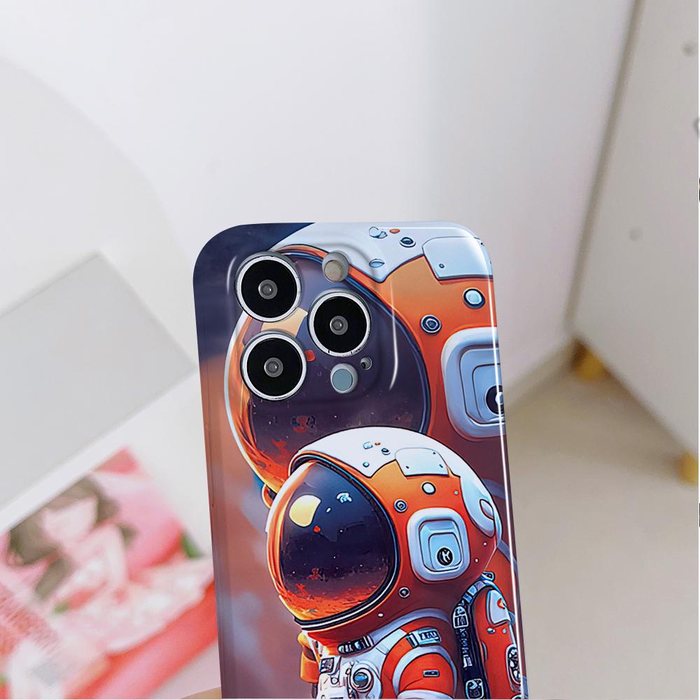 Husă de telefon cu film all-inclusive, design de modă desen animat, carcasă dură cu acoperire completă, husă cu protecție pentru cameră pentru iPhone Huawei Honor Vivo Google