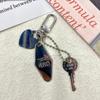 Metal Hotel Key Set Keyring Bag Charm Keychain 2 Colors