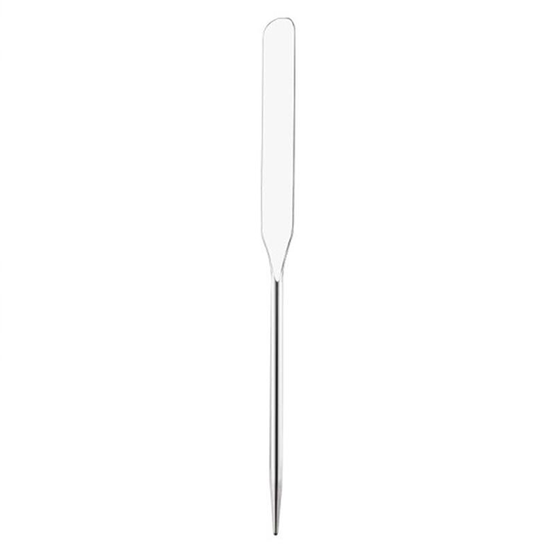 Stainless Steel Mixing Spatula Tool Dual Heads Makeup Toner Spatula Stick