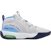 Nike Air Zoom Crossover 2 Comfortable Fit Breathable Rebound Mid-Top Kids Basketball Shoes Kids Basketball Shoes Gray Blue IQ1017-001