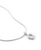 Polalita Oval Pendant Minimal Necklace (Plt-Nl-075_Sv)