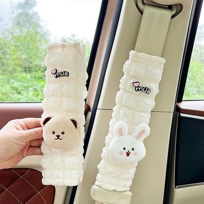 Bear Rabbit Car Decorative Protective Cover Polyester Fiber Car Interior Decoration  Car