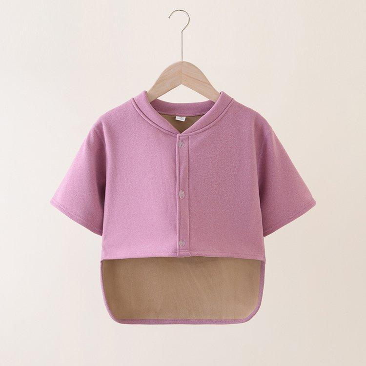 Velvet Maternity Cardigan: Shoulder & Waist Protection, Short Sleeve, Warm Sleepwear for Autumn & Winter