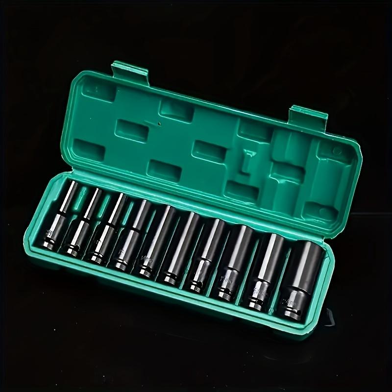 10pcs 8-24mm 1/2" Electric SleeveTool Impact Wrench Adapter Hand Tool Socket Set