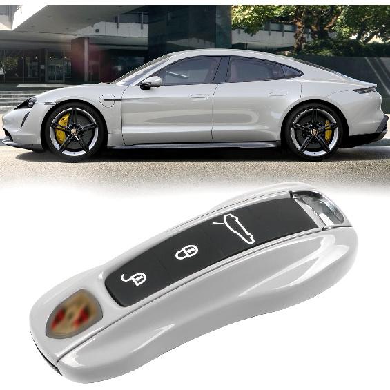 Jaronx Compatible With Porsche Key Fob Cover, Compatible With Cayenne Panamera Key Fob Cover 2018-2024, Compatible With Porsche Carrera Taycan -2024