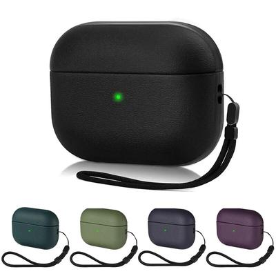 Leather Textured TPU Headphone Cover For Apple Airpods Pro 2 Case 2025 Wireless Earphone Case For Airpods Pro 3 2 1 Coque Bumper