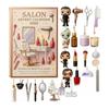 Salon Advent Calendar 2025 24 Days Acrylic Ornament Box with Beauty Themed Surprises Christmas Countdown