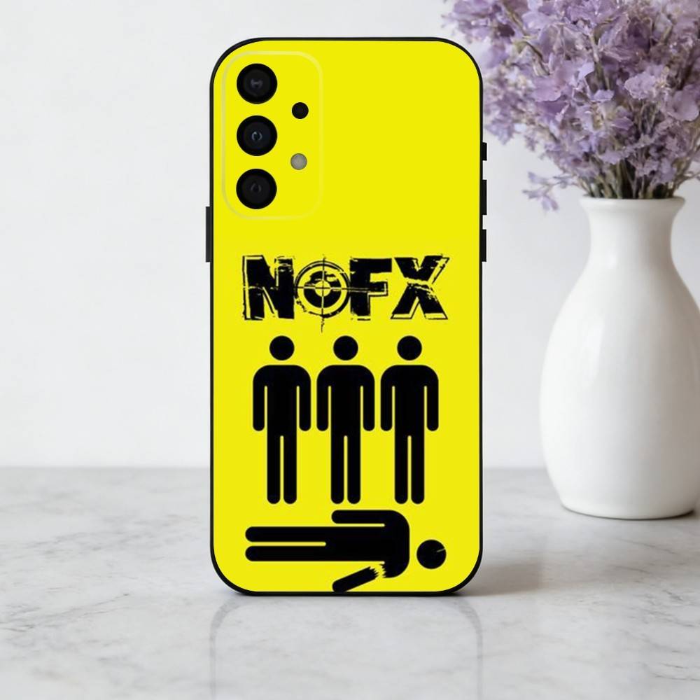 Punk N-Nofx-X Band Phone Case For Samsung Galaxy A73,A72,A71,A70,A53,A52,A51,Others Soft Black Cover