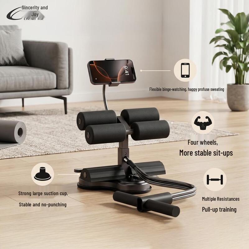 CHENG YUE Home Sit-up Assistant with Suction Cups
