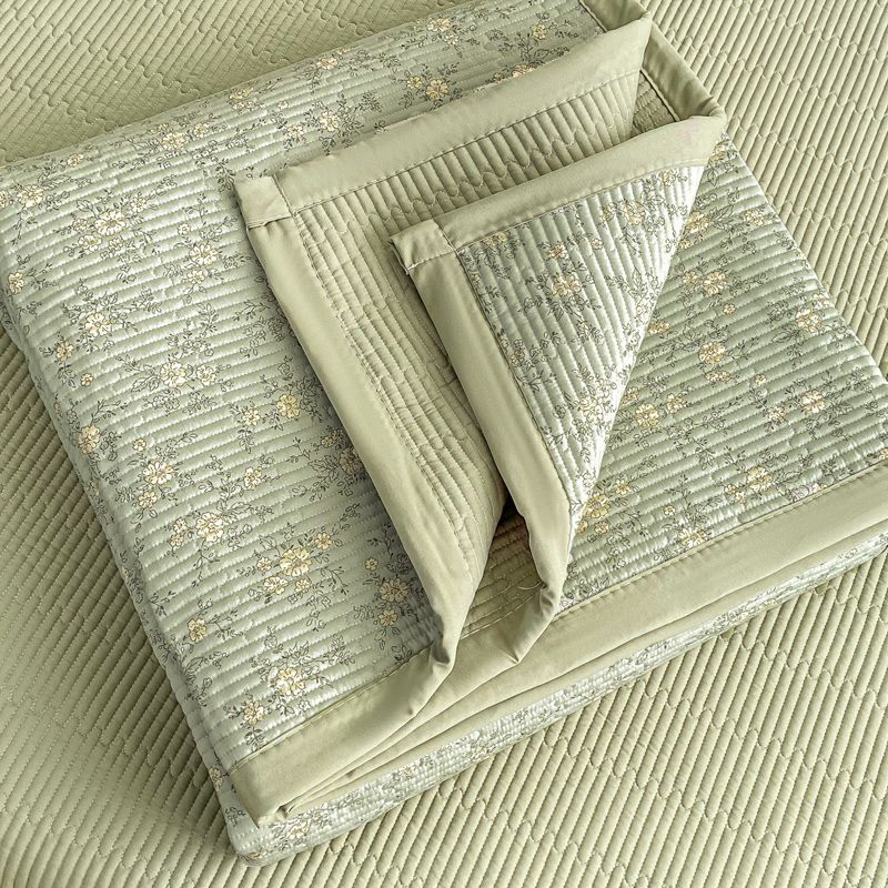 Doppellagiges Garn Gewaschene Baumwolle Bettdecke Beidseitig verwendbare Tatami-Matratze Baumwoll-Bettlaken Matratze