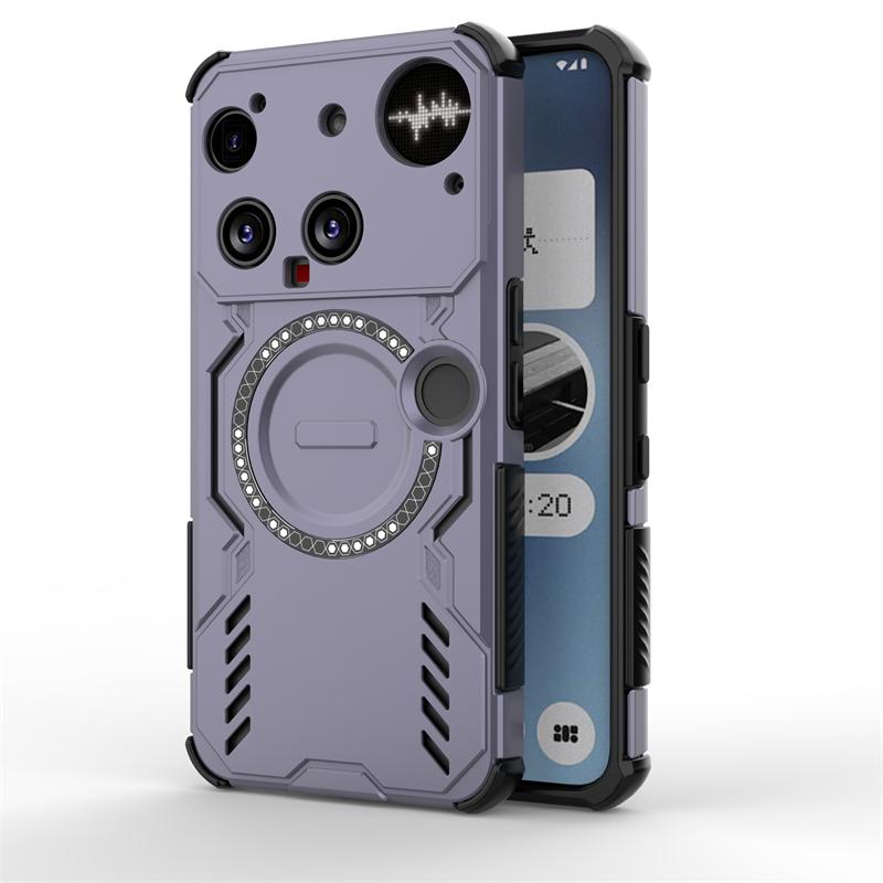 Für Nothing Phone 3 Hülle Nothing Phone 3a Pro Stoßfest Magnetische Adsorption Kabelloses Laden Rückseite Für Nothing Phone 3 Hülle