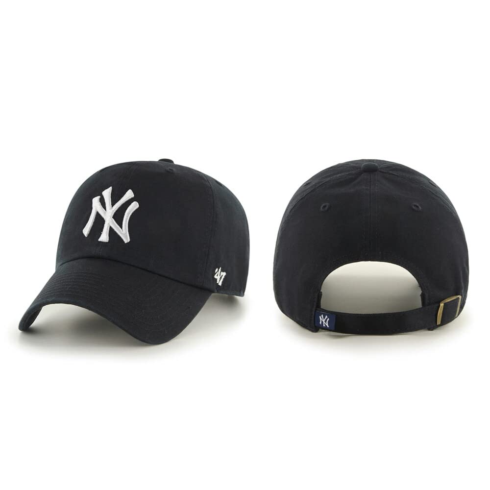 BRAND NEW YORK METS CLEAN UP New York Mets Cap Hat '47 '47 BLACK/Black 6-Panel