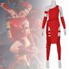 Costume Cosplay Elektra Adulte Femme Ensemble Robe Rouge Halloween Tenue d'Assassin Anti-Héros