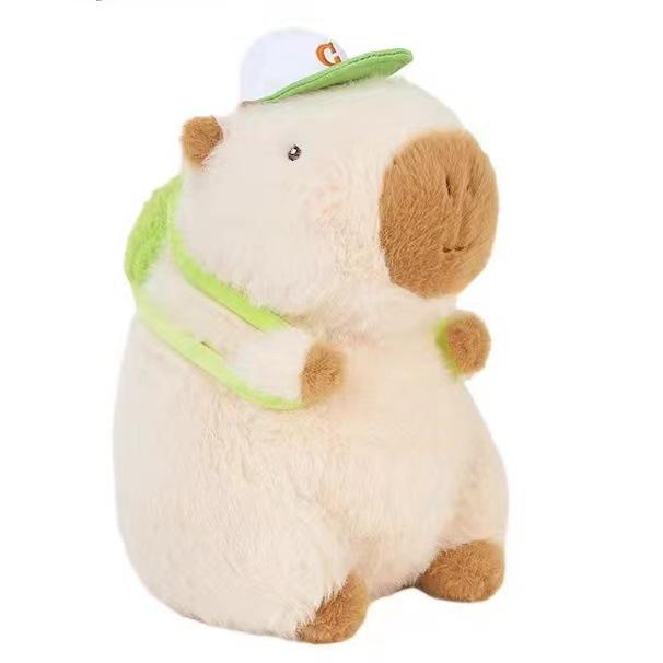 Розовая капибара Капибара Плюшевая игрушка Уродливая милая игрушка Подарок Интернет-знаменитость Кукла Кукла Капибара Джун Подушка 25cm