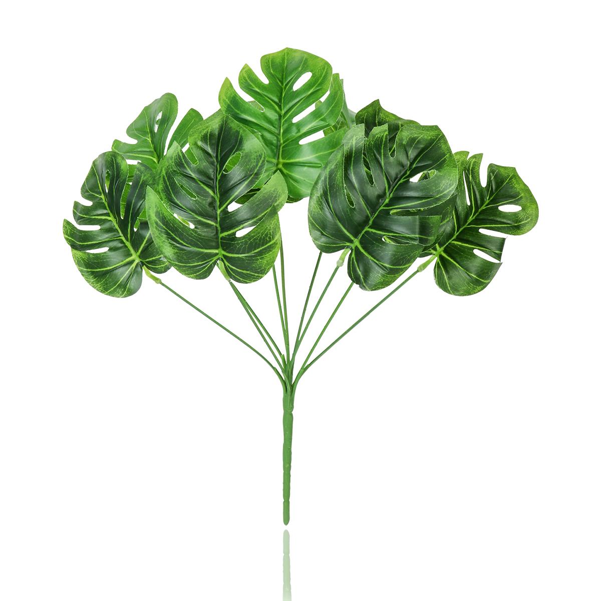 

Искусственные растения Пальмовые ветви Черепаха спина Листья Искусственные зеленые растения Декоративные дома Гостиная Rroom Сад Балкон Украшения