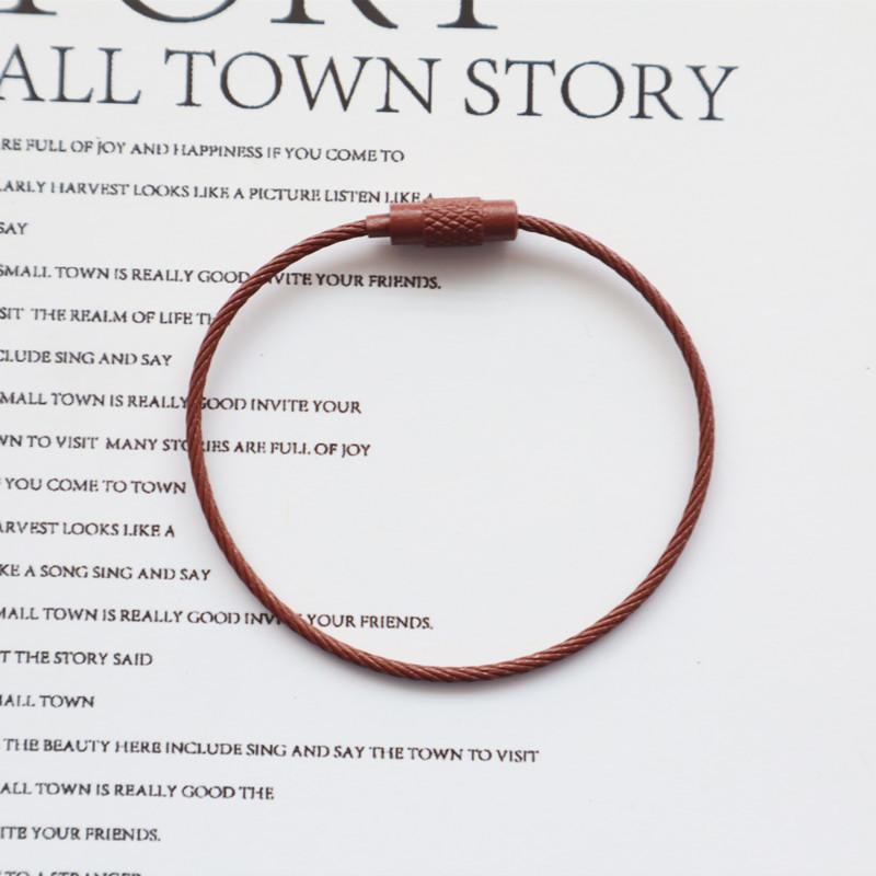 1 stk Fargerik Bagasjelappklemme i Rustfritt Stål Slitesterk og Enkel å Installere Perfekt for Reise og Daglig Bruk