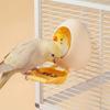 Eggshell Bird Bird Food Dispenser Bite Resistant Bird Standing Stick  Cage Accessory