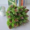 Artificial Plastic Pine 7 Branches Pine Nuts Cones Fake Plants Tree for Christmas Party Decoration Faux Grass Xmas Home Decor