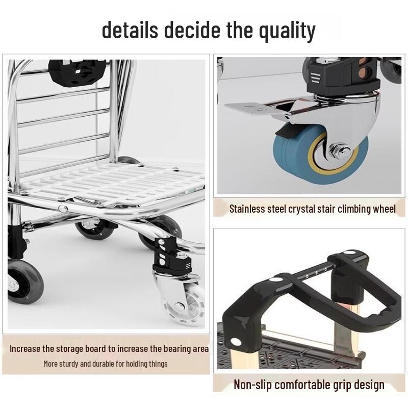 Multifunctional Foldable Shopping Cart